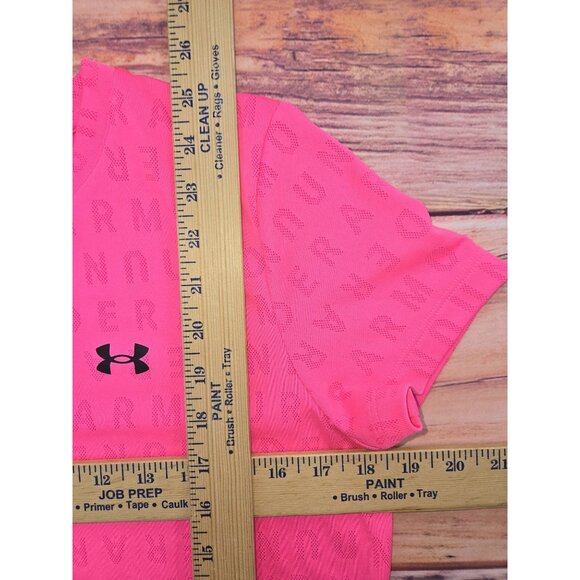 Under Armour Womens Loose Fit Pink T-Shirt - Picture 8 of 8